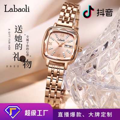 Labaoli Women's Watch Light Luxury Watch Women's Ins Style Waterproof Simple Temperament Women's Watch La238