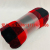 Factory Export Wholesale Flannel Classic Red Black Plaid Printed Coral Fleece Custom Blanket Leisure Blanket