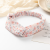Korean Style Floral Cross Fabric Headband Washing Face Hair Band Women's Elastic Hair Band Knitted Bow Knotted Headband