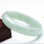 [National Inspection Certificate] Natural Jade Genuine a Goods Emerald Jade Bracelet Light Green Floating Flower Jade Bracelet for Women