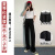 Black Wide-Leg Pants for Women High Waist Drooping 2022 New Small Straight Suit Casual Spring and Autumn Suit Pants