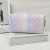 Square Gradient Color Circle Portable Cosmetic Bag Waterproof Large Capacity Storage Bag Portable Toiletry Bag