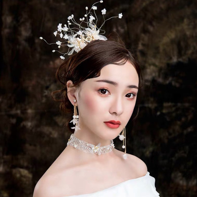 Factory in Stock Small Crown Korean Style Performance Hair Accessories Bridal Wedding Dress Wedding Headdress