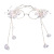 European and American Fashion & Trend Model Glasses Pink Tassel Personalized Frame Douyin Online Influencer Photo Studio Photography Prop Jewelry