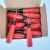 One Yuan Store Straight Cone Crochet Hook Red Handle Crochet Hook Stainless Steel Cone 1 Yuan Store Wholesale