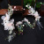 New Bridal Wreath Earrings Set Super Fairy Mori Style Beautiful Headband Handmade Rattan Silk Yarn Travel Commemorative Headdress