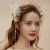 New Bridal Korean Headband Super Mori Pink Starry Fringe Side Clip Wedding Modeling Headdress Wholesale