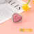Valentine's Day Small Gift Play House Toy Ornament Love Crown Ring Plastic Ring Promotional Product Children's Toy