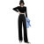 Black Wide-Leg Pants for Women High Waist Drooping 2022 New Small Straight Suit Casual Spring and Autumn Suit Pants