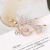 Japanese and Korean Fashion Cartoon Flower Full Diamond Rhinestone Flower Brooch Elegant Lady Corsage Women's Accessories Factory Direct Sales