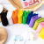 Rainbow Children's Tube Socks 2021 New Combed Cotton Double Needle Children Bunching Socks Straight Candy Color Boys and Girls Socks