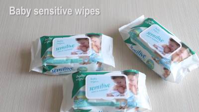 100% Purfied Water Natural Baby Wipes 100% organic bamboo wi