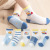 Four Seasons Polka Dot Pure Kid's Socks Thin Comfortable Breathable Baby Socks Boys and Girls Cotton Five Pairs Foreign Trade Factory