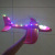 Children's Aircraft Toy Light-Emitting Foam Hand Throw Glider Floor Push Stall Full Body Light Swing Aircraft Boy Wholesale