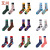 Aichuan New Trendy Socks Spring/Summer AB Socks Contrast Color Two Sides Socks Cute Japanese Style Tube Socks Cartoon Unique Women's Socks Wholesale