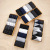 5 Pairs Pack Men's Socks Boxed Solidcolor Mid-Calf Length Men's Business Socks Four Seasons Socks Men