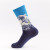 Cross-Border Trend Men's Mid-Calf Length Sock Crazy Oil Painting Series Men's Socks Men's Cotton Socks Long Socks Wholesale