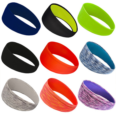 Factory Direct Supply Outdoor Sports Headband Elastic Ribbon Turban Headband Hair Band Sport Headband Yoga Headband Wholesale