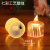 Atmosphere LED Electronic Candle Light Crystal Small Night Lamp Mini Tealight Birthday Proposal Ins Desktop Decoration