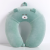 Cute Cartoon Memory Foam Neck U-Shaped Pillow Neck Pillow Cervical Pillow Portable Removable and Washable for Car Travel