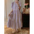 [E-Commerce Exclusive] Korean Style Lace Stitching Dress 2022 Summer New Loose Temperament Slimming Dress Y017