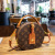 Women's Bag 2021 New Fashion Small round Bag All-Match Simple Brand Printed Presbyopic round Pie Bag Shoulder Crossbody Bag
