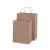 Kraft Paper Bag in Stock Wholesale Clothing Advertising Shopping Handbag Takeaway Gift Bag Customizable Logo