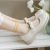 Summer Japanese Retro Khaki Women's Socks Pink Three-Dimensional Transparent Flower Glass Silk Socks Ultra-Thin Breathable Socks Children