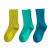 Double Needle Children's Socks Children's Socks Children 2022 Autumn New Candy Color Solid Color Boys Girls Mid-Calf Length Children's Socks Baby Rainbow Socks