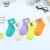 Children's Socks Chic Double Spring and Summer New Mesh Thin Korean Style Big C Letter Socks Combed Cotton Women's Sport Socks