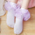 Children's Socks Fluffy Colorful Lace Children's Lace Socks Girls Cute Japanese Style Princess Tube Socks Dance Cotton Socks