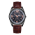 New Foreign Trade Men 'S Watch Gift Belt Watch Wholesale Business Cheap Three-Eye Digital Men 'S Watch Stall Watch reloj