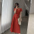 Summer Adult Lady like Woman Cold Style Dress French Chic Elegant Hollow Pleated Design Dress for Women