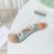 Summer Japanese Retro Khaki Women's Socks Pink Three-Dimensional Transparent Flower Glass Silk Socks Ultra-Thin Breathable Socks Children