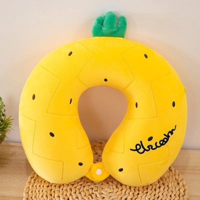 Cartoon Memory Foam U-Shape Pillow Cute Neck Pillow Neck Support Car Travel Portable Summer Wholesale U-Shaped Pillow