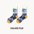 Lumi French Oil Painting Socks Women's Mid Tube Stockings Men's Trendy European and American Street Creativity Abstract Retro Style Couple Stockings