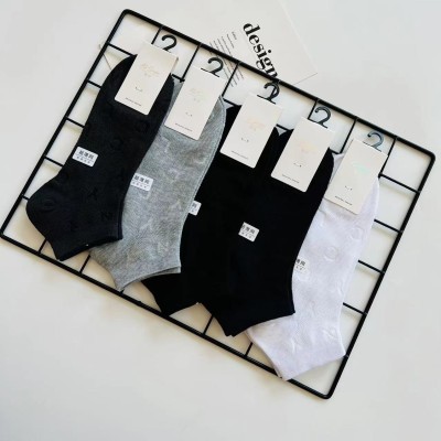 New Summer Men's and Women's Same Boat Socks Short Shipment Socks Mesh Breathable Soft Comfortable Short Shipment Socks