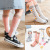 2020 Spring and Autumn New Girls' Socks Mesh Bow Stockings Bunching Socks Cotton Children's Socks Anti-Mosquito Socks