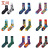 Aichuan New Trendy Socks Spring/Summer AB Socks Contrast Color Two Sides Socks Cute Japanese Style Tube Socks Cartoon Unique Women's Socks Wholesale