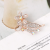 Rhinestone Flower High-Grade Niche Brooch Boutonniere Wholesale Women's Coat Accessories Classic Style Evening Party Matching