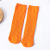 Rainbow Children's Tube Socks 2021 New Combed Cotton Double Needle Children Bunching Socks Straight Candy Color Boys and Girls Socks