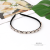 New Korean Style Micro Inlay Rhinestones Cross Mixed Rhinestone Headband Fashion All-Match Hairpin Hair Fixer Ring Ornament Headband Female Headdress