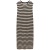 [Factory Direct Sales] European Goods 2022 Autumn and Summer New Loose Temperament Striped Sleeveless Knitted Vest Dress for Women