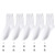 Socks Men's Mid-Calf Length Sock Spring and Summer Breathable Sweat Absorbing Autumn and Winter Stockings Black and White Pure Cotton Socks Business Casual Socks Men