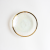 LD Ins Colorful Gilt Edging Glass Bowl Plate Electroplating Glass Plate Household Steak Plate Soup Bowl Fruit Salad Plate