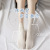 Bunching Socks Women's Summer Thin Ice Socks Tube Socks Summer Solid Color Simple Socks Women's Long Socks Ice Silk Socks Long