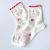 Ziyang New Female Middle Tube Socks Korean Style Ins Trendy Socks Cartoon Bear Socks Cute Bubble Mouth Socks Students' Socks Cotton Socks