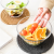 LD Ins French Letter Glass Salad Bowl Creative Transparent Fruit Bowl Rain-Hat Shaped Bowl Instant Noodle Bowl Internet Sensation Bowl