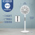 Yangzi Floor Fan Electric Fan Home Office Floor Fan Vertical 12-Inch Electric Fan Bedroom Falling Fan Wholesale