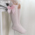 Girls' Bowknot Tube Socks Spring and Summer New Pure Color Bubble Mouth Cotton Socks Children's Socks Wholesale